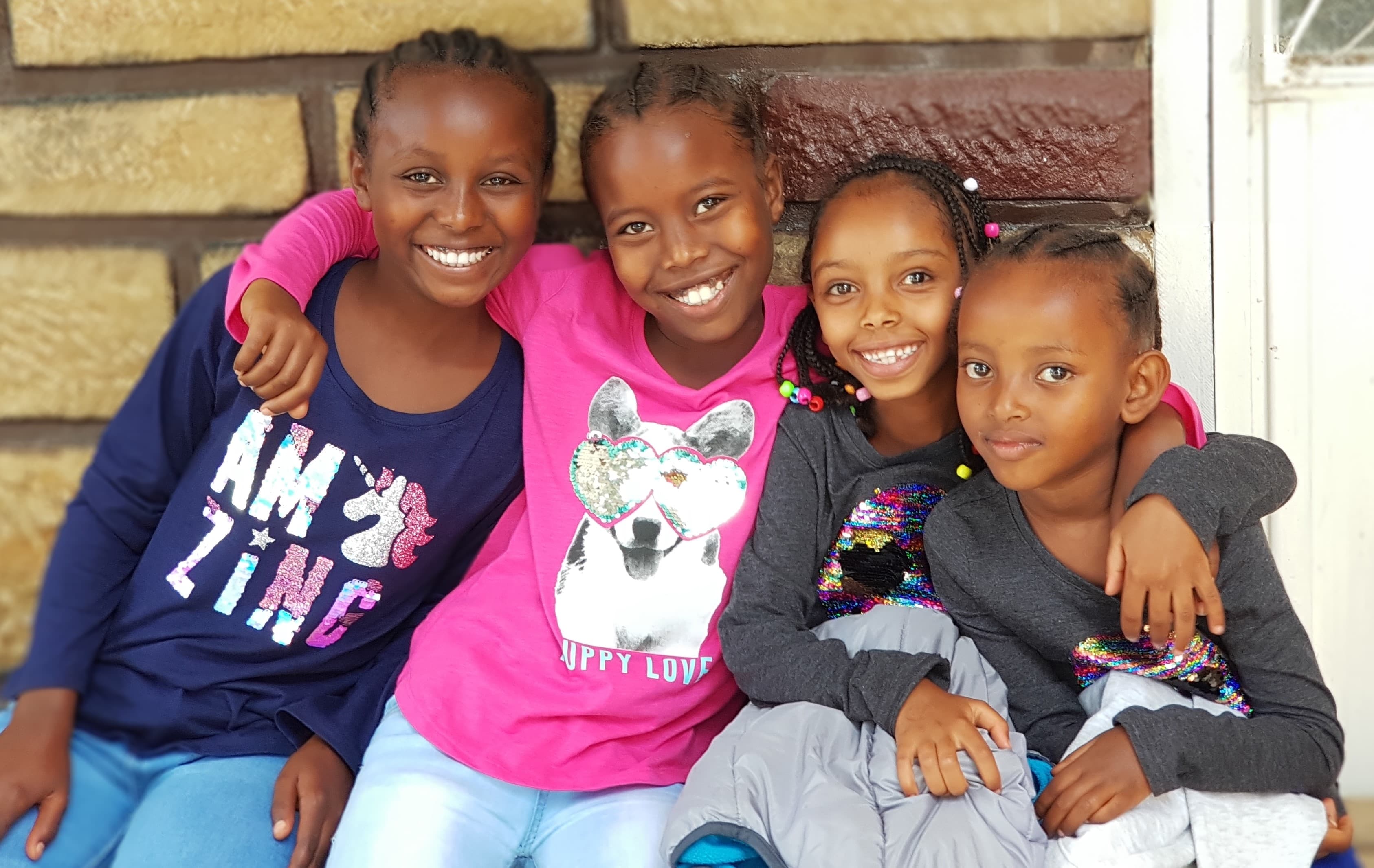 Group of young students at Babile